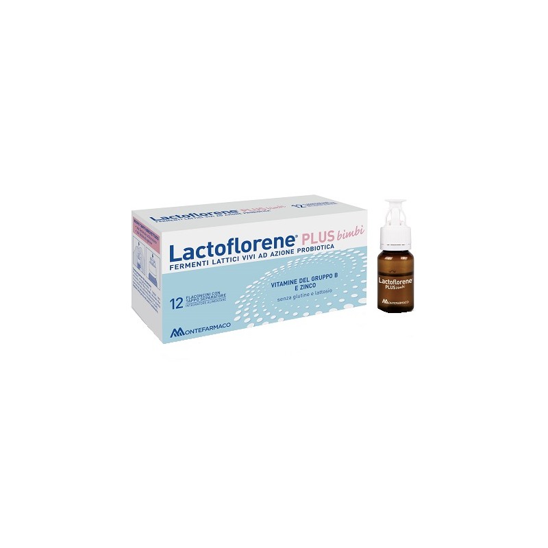 Montefarmaco Otc Lactoflorene Plus Bimbi 12 Flaconcini