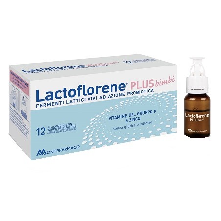 Montefarmaco Otc Lactoflorene Plus Bimbi 12 Flaconcini