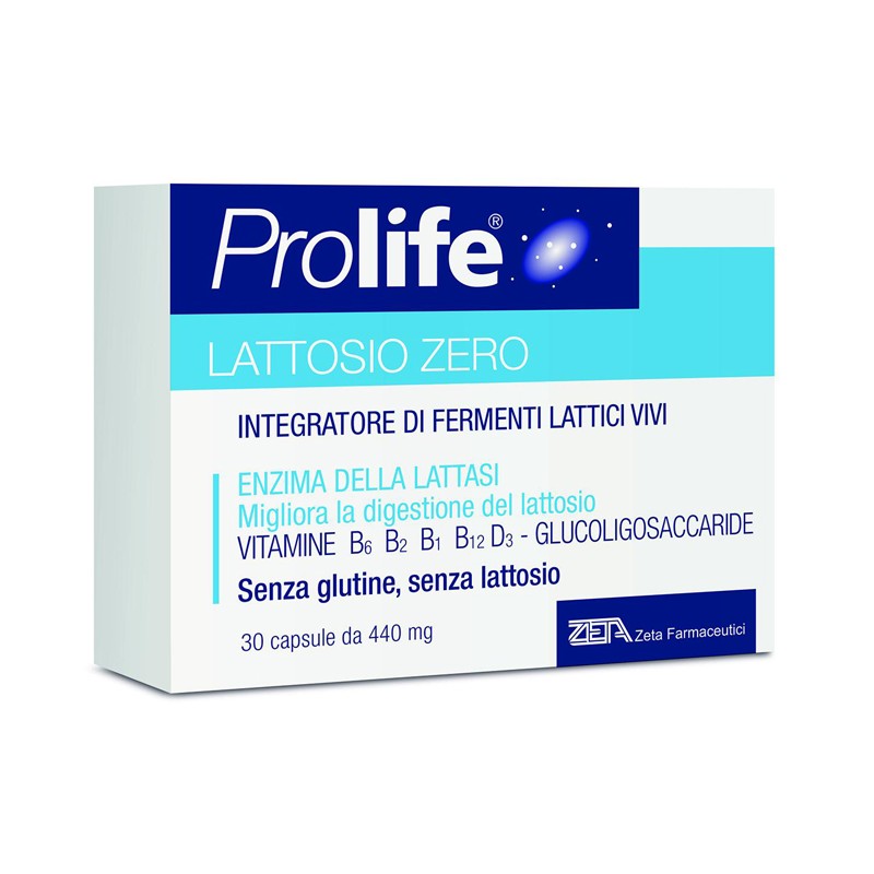 Zeta Farmaceutici Prolife Lattosio Zero 30 Capsule