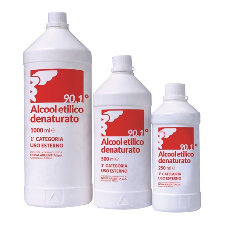 Nova Argentia Ind. Farm Alcool Etilico Denaturato 90,1% 250 Ml