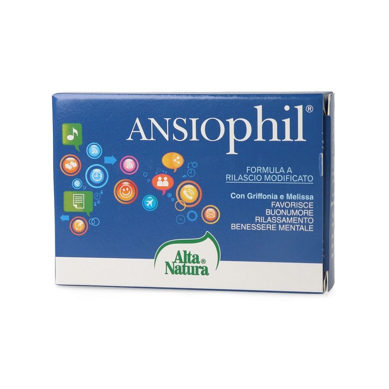 Alta Natura-inalme Ansiophil 15 Compresse 850mg