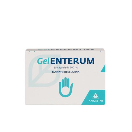 Angelini Gelenterum 15 Capsule Adulti 500mg Tannato Di Gelatina