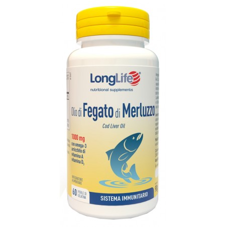 Longlife Olio Fegato Merluzzo 1000 Mg 60 Perle