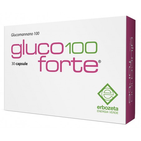 Erbozeta Gluco 100 Forte Glucomannano 100 30 Capsule Da 900 Mg