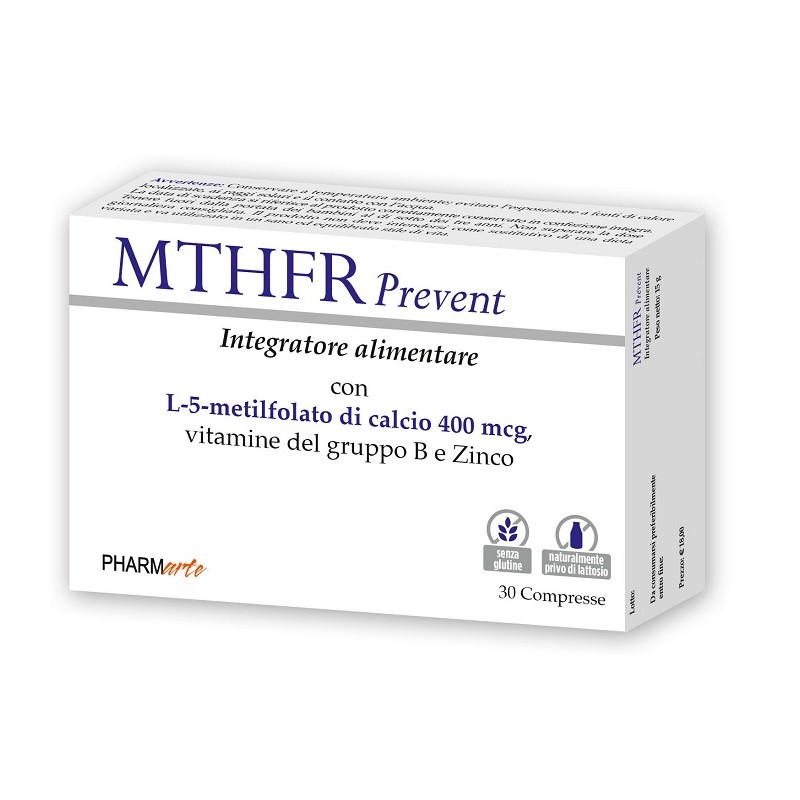 Pharmarte Mthfr Prevent 30 Compresse Da 500 Mg