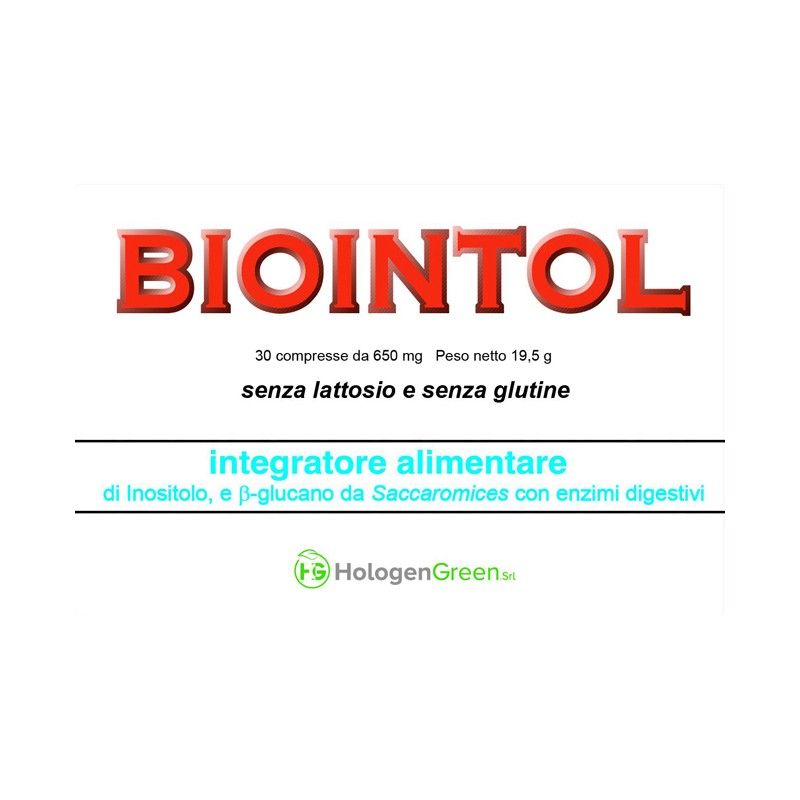 Hologengreen Biointol 30 Compresse