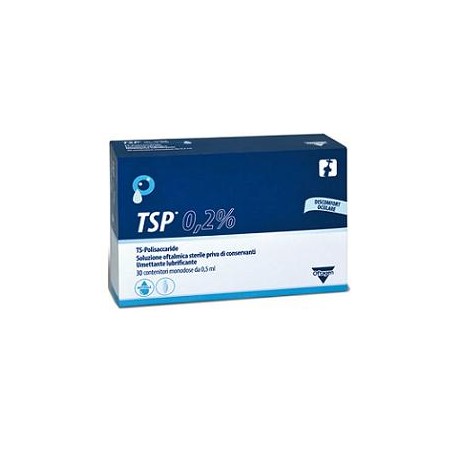 Anseris Farma Tsp 0,2% Soluzione Oftalmica Umettante Lubrificante 30 Flaconcini Monodose 0,5 Ml