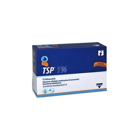 Anseris Farma Tsp 1% Soluzione Oftalmica Umettante Lubrificante 30 Flaconcini Monodose 0,5 Ml