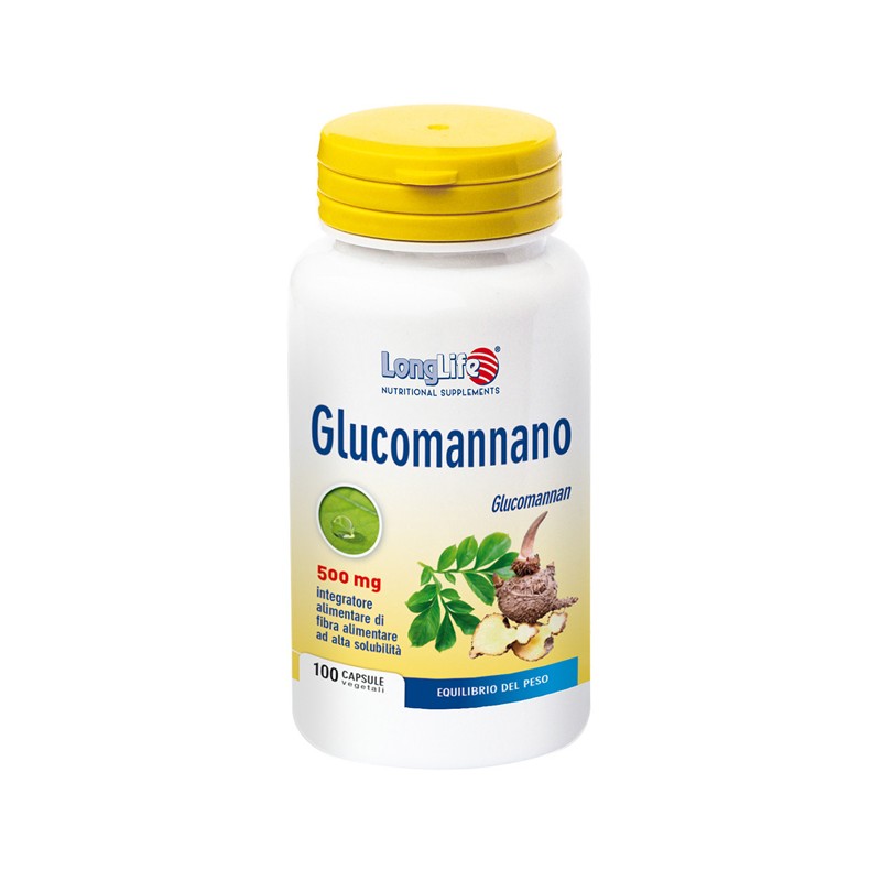 Longlife Glucomannano 100 Capsule Vegetali