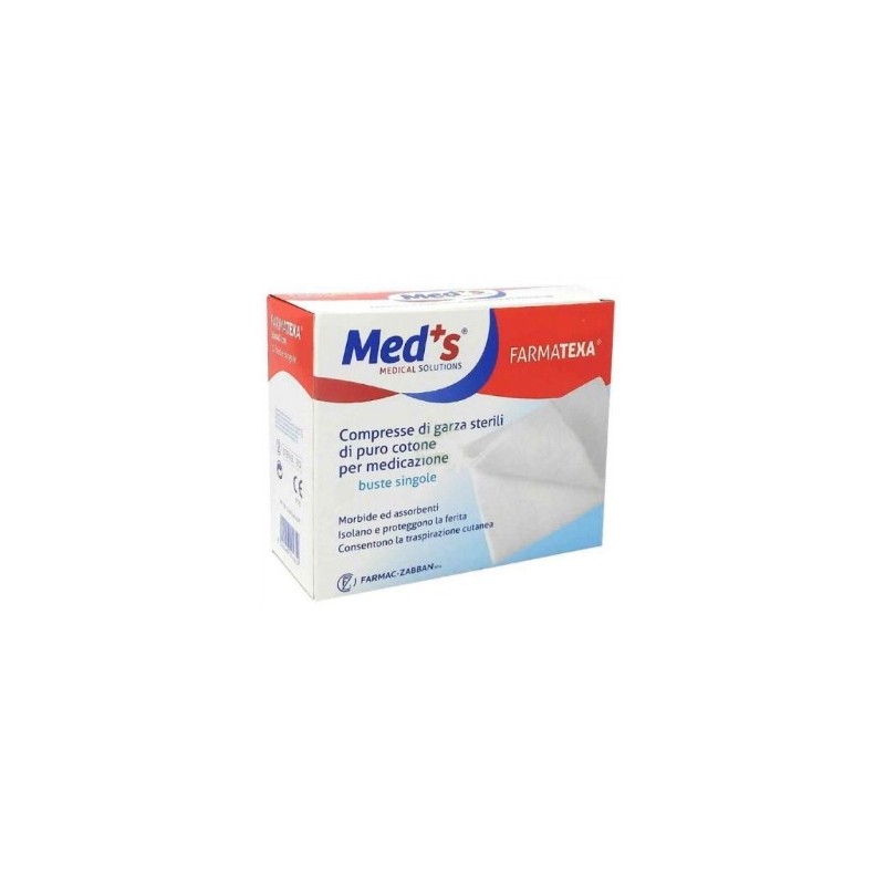 Farmac-zabban Garza Compressa Idrofila Meds Farmatexa 12/8 15x15cm 25 Pezzi