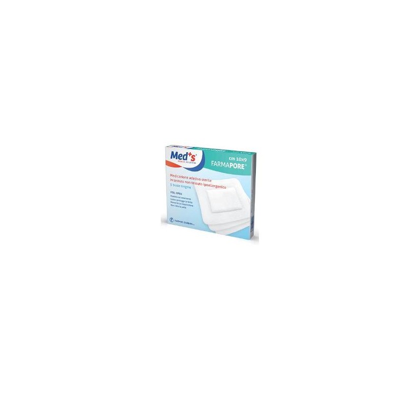 Farmac-zabban Medicazione Adesiva Meds 10x12 Cm 5 Pezzi