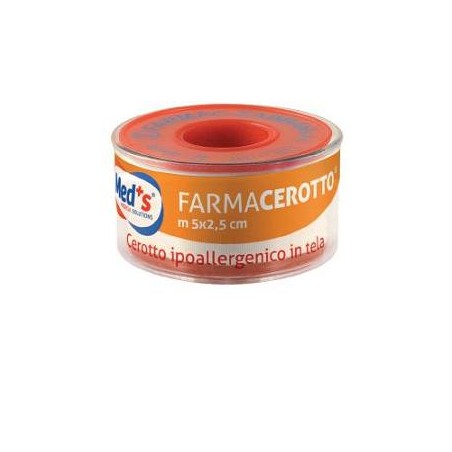 Farmac-zabban Cerotto Meds Ipoallergenico Tela 500x1,25 Cm