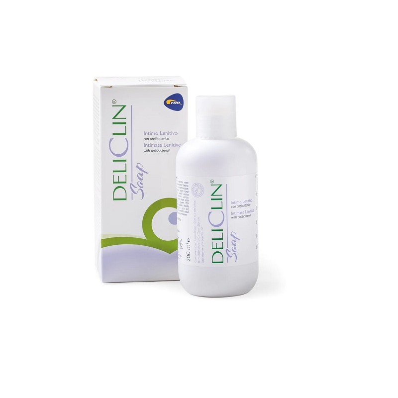 Thd Deliclin Soap Detergente Intimo Lenitivo Con Antibatterico 200 Ml