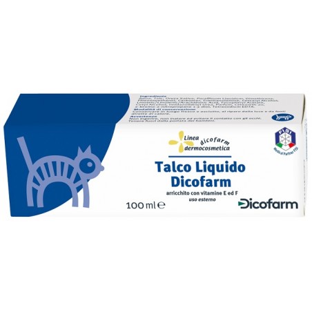 Dicofarm Talco liquido nutriente per il bambino 100 ml