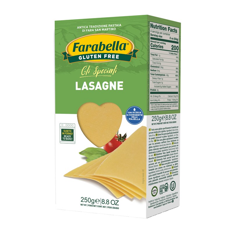 Bioalimenta Farabella Lasagne 250 G