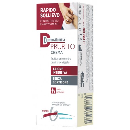 Pasquali Dermovitamina Prurito Crema Azione Intensiva Senza Cortisone 30 Ml