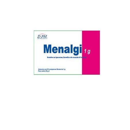 D. Ph. Farmaceutici Dr. A. Mosca Menalgi 20 Compresse