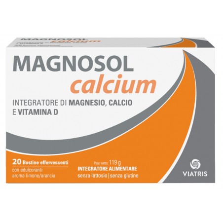 Meda Pharma Magnosol Calcium Polvere Effervescente 20 Bustine