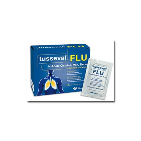 Marco Viti Farmaceutici Tusseval Flu 12 Bustine Solubili 60 G