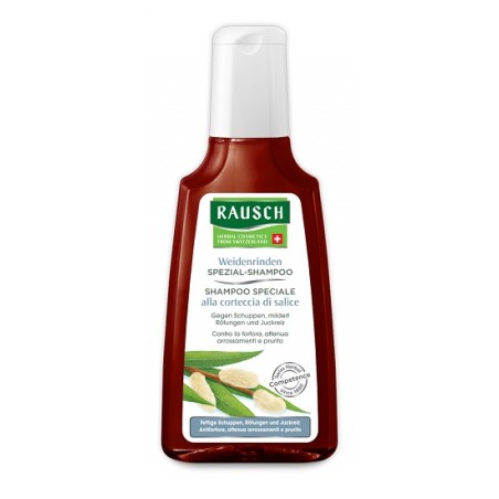 flacone di shampoo rausch alla corteccia di salice 200 ml