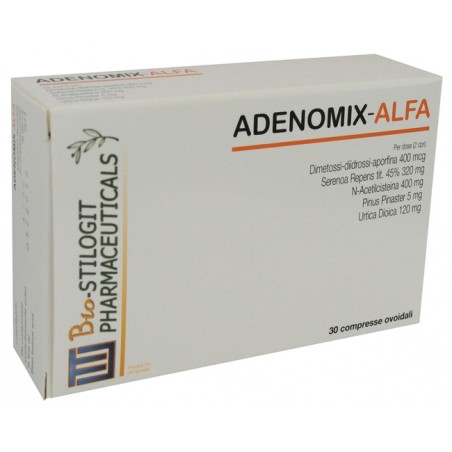 Bio Stilogit Pharmaceutic. Adenomix Alfa 30 Compresse