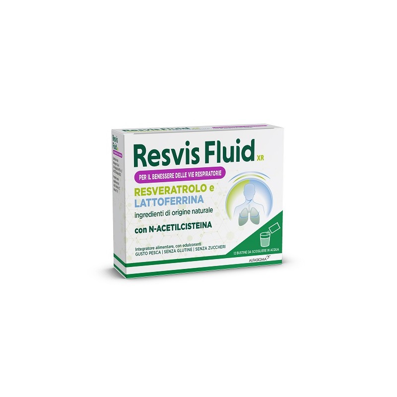 confezione 12 bustine resvis fluid xr