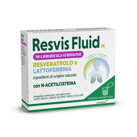 confezione 12 bustine resvis fluid xr