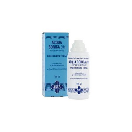 Zeta Farmaceutici Acqua Borica Per Bagno Oculare Sterile 500 Ml