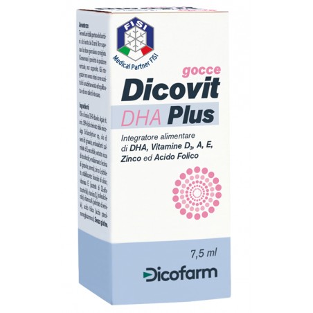 Dicofarm Dicovit Dha Plus per il sistema immunitario 7,5 ml