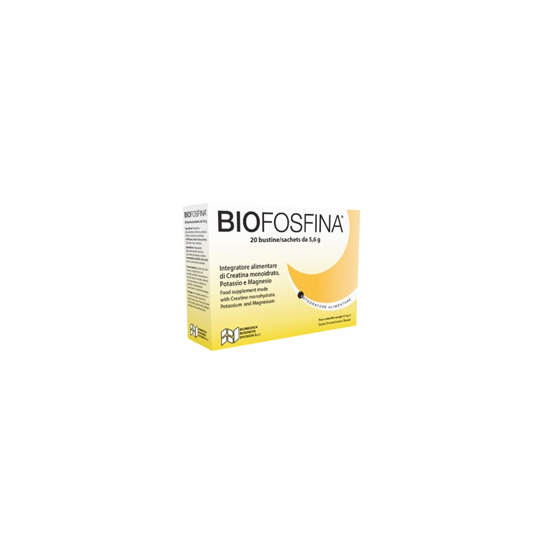 Biomedica Business Div. Biofosfina 20 Bustine Da 5 G Gusto Limone