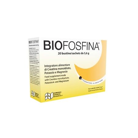 Biomedica Business Div. Biofosfina 20 Bustine Da 5 G Gusto Limone