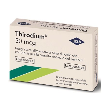 Ibsa Farmaceutici Italia Thirodium 50mcg 30 Capsule Spremibili Mono-somministrazione 7,54 G