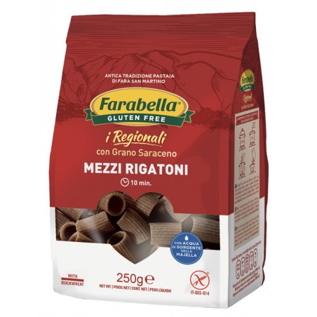 Bioalimenta Farabella Mezzi Rigatoni Al Grano Saraceno 250 G