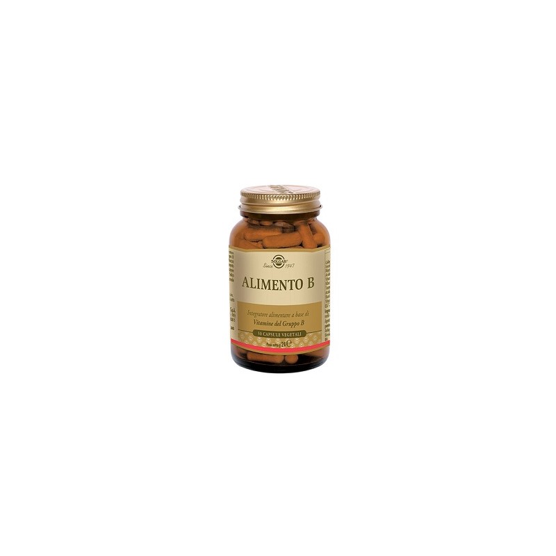 Solgar Alimento B integratore alimentare vitamine B 50 Capsule Vegetali