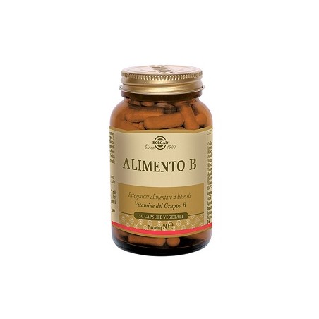 Solgar Alimento B integratore alimentare vitamine B 50 Capsule Vegetali