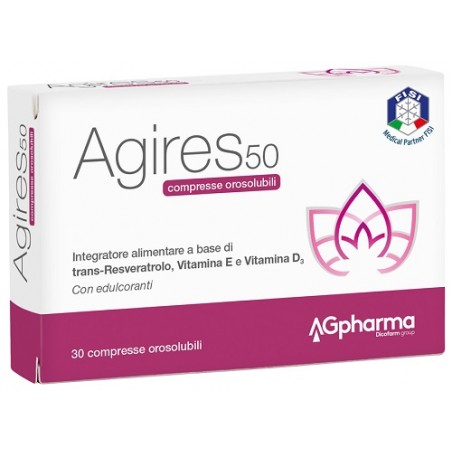 Ag Pharma Agires 50 30 Compresse Orosolubili Scatola 5,4 G