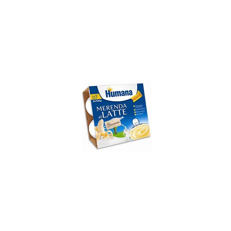 Humana Italia Humana Merenda Banana 4 X 100 G