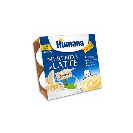 Humana Italia Humana Merenda Banana 4 X 100 G