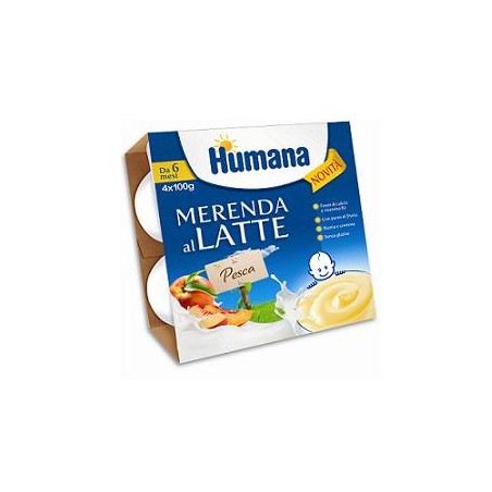 Humana Italia Humana Merenda Pesca 4 X 100 G