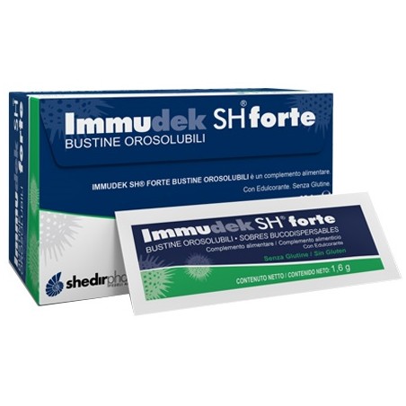 Immudek Sh Forte per il sistema immunitario 16 bustine orosolubili