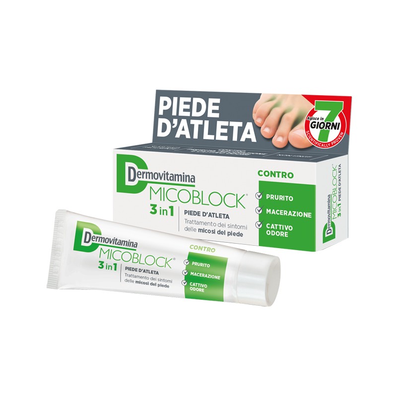 Pasquali Dermovitamina Micoblock 3 In 1 Piede D'atleta 30 Ml