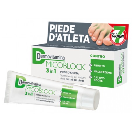 Pasquali Dermovitamina Micoblock 3 In 1 Piede D'atleta 30 Ml