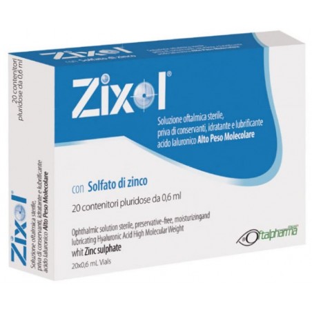 Oftalpharma Gocce Oculari Zixol 20 Flaconcini 0,6 Ml