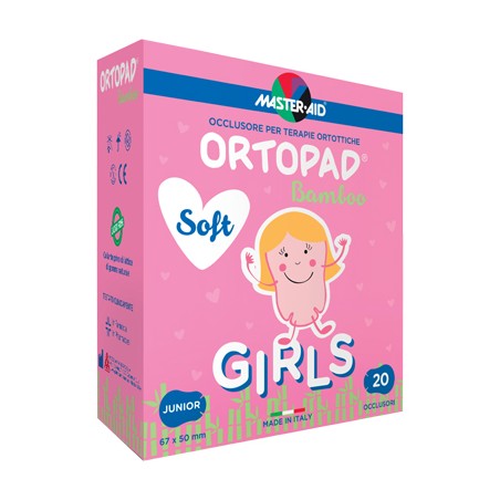 Pietrasanta Pharma Cerotto Oculare Per Ortottica Ortopad Soft Girls Junior 20 Pezzi