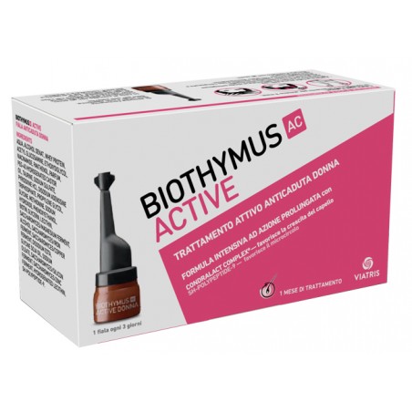 Meda Pharma Biothymus Ac Active Trattamento Attivo Anticaduta Donna 10 Fiale