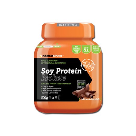 Namedsport Soy Protein Isolate Delicious Chocolate Polvere 500 G