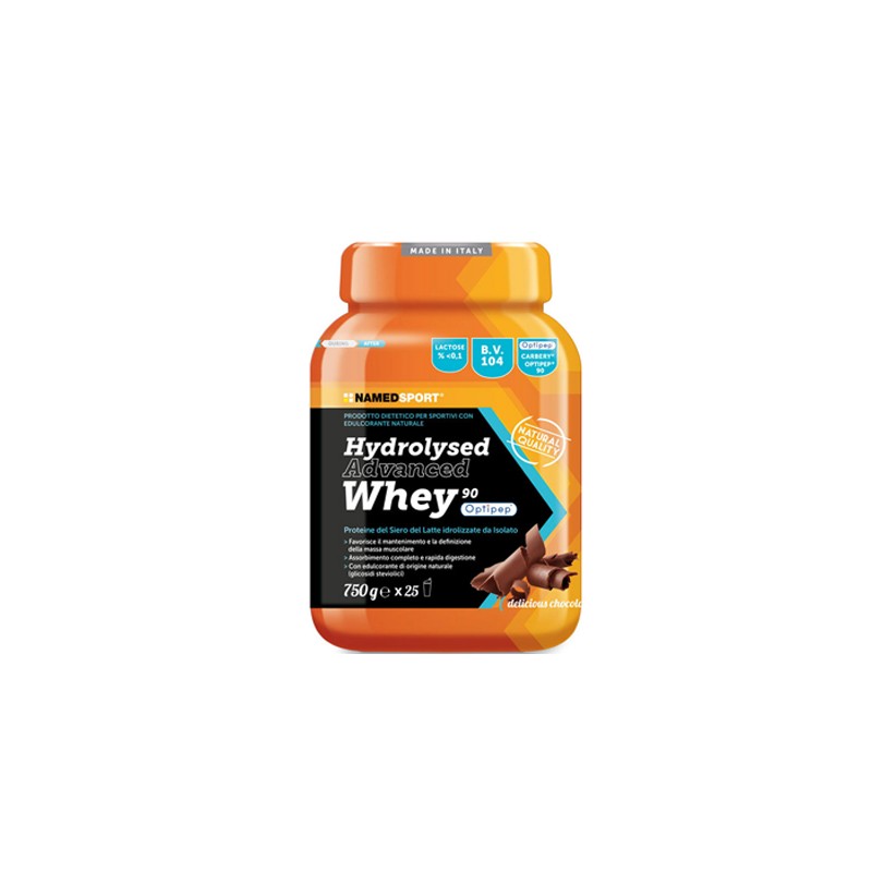 Namedsport Hydrolysed Advanced Whey Delicious Chocolate Barattolo Polvere Orale 750 G