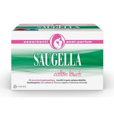 Meda Pharma Saugella Cotton Touch Assorbenti Postpartum 10 Pezzi