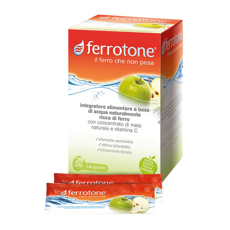 Schwabe Pharma Italia Ferrotone Apple 28 Sacchetti 25 Ml