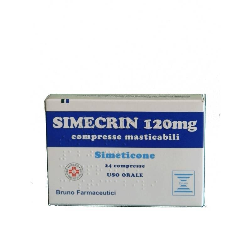 Simecrin 40 Mg 50 Compresse Masticabili per meteorismo gastro-intestinale